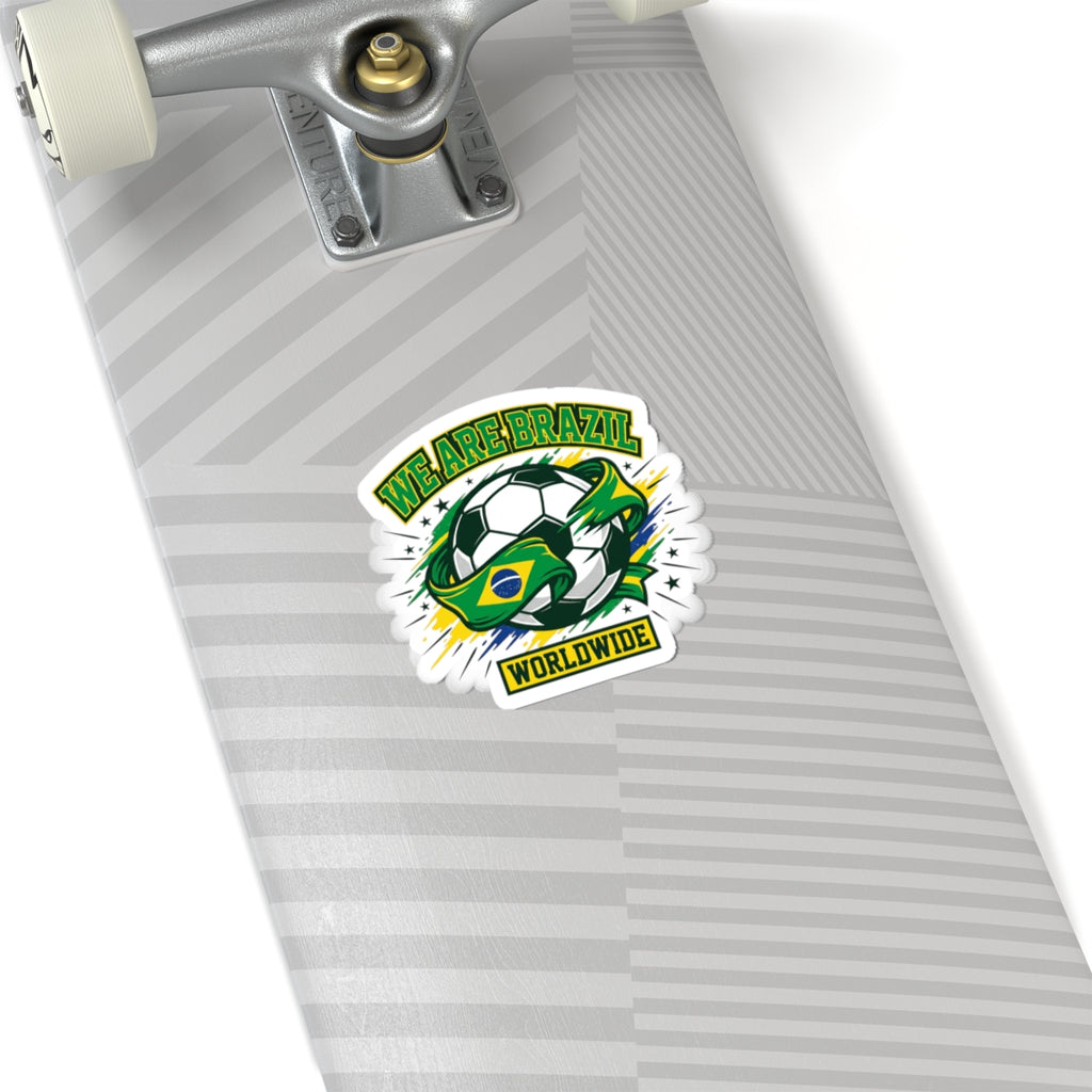 We Are Brazil Soccer Sticker | Country Pride, Retro Championship Season