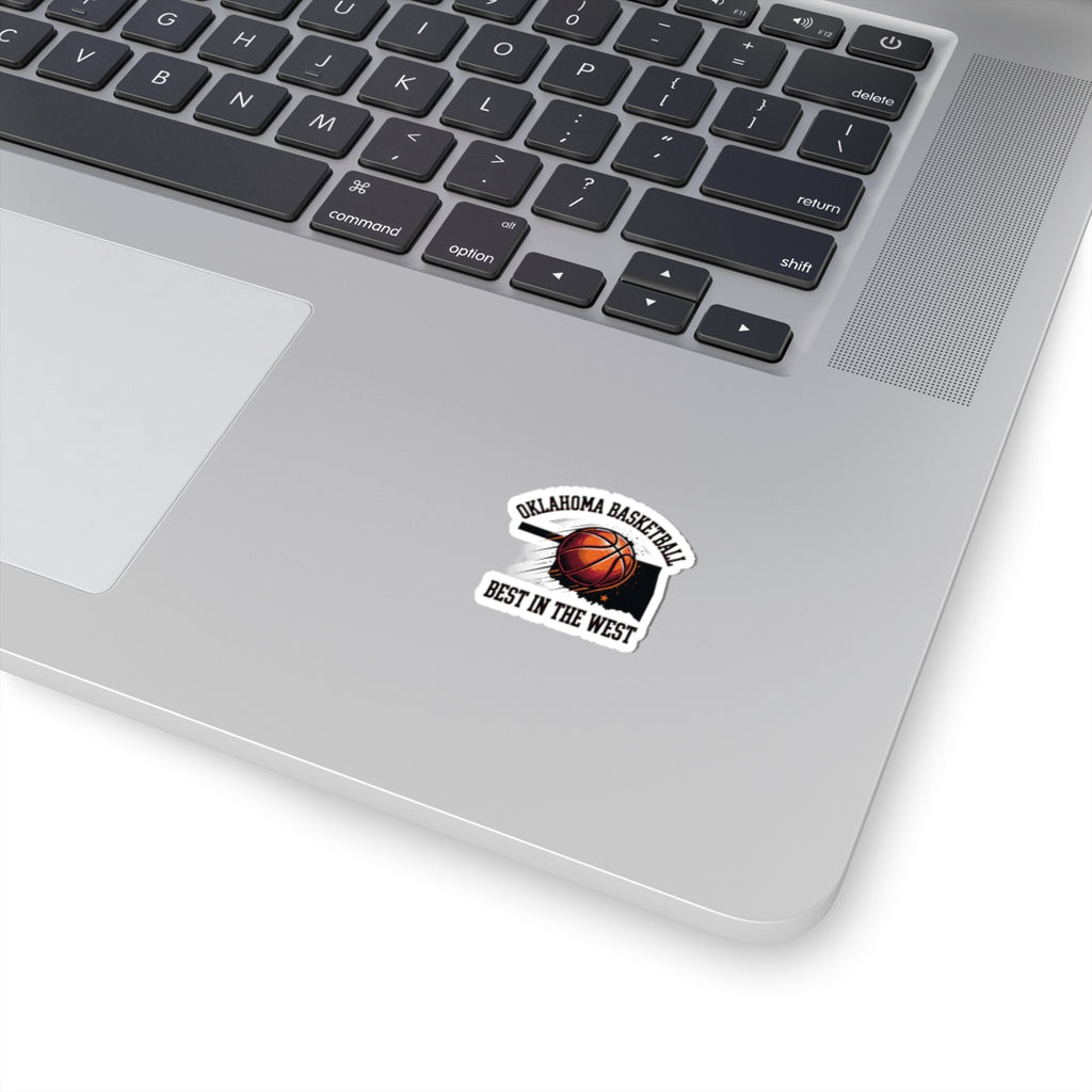 Oklahoma Basketball 'Best in the West' Kiss-Cut Stickers | OKC pride, vintage hoops