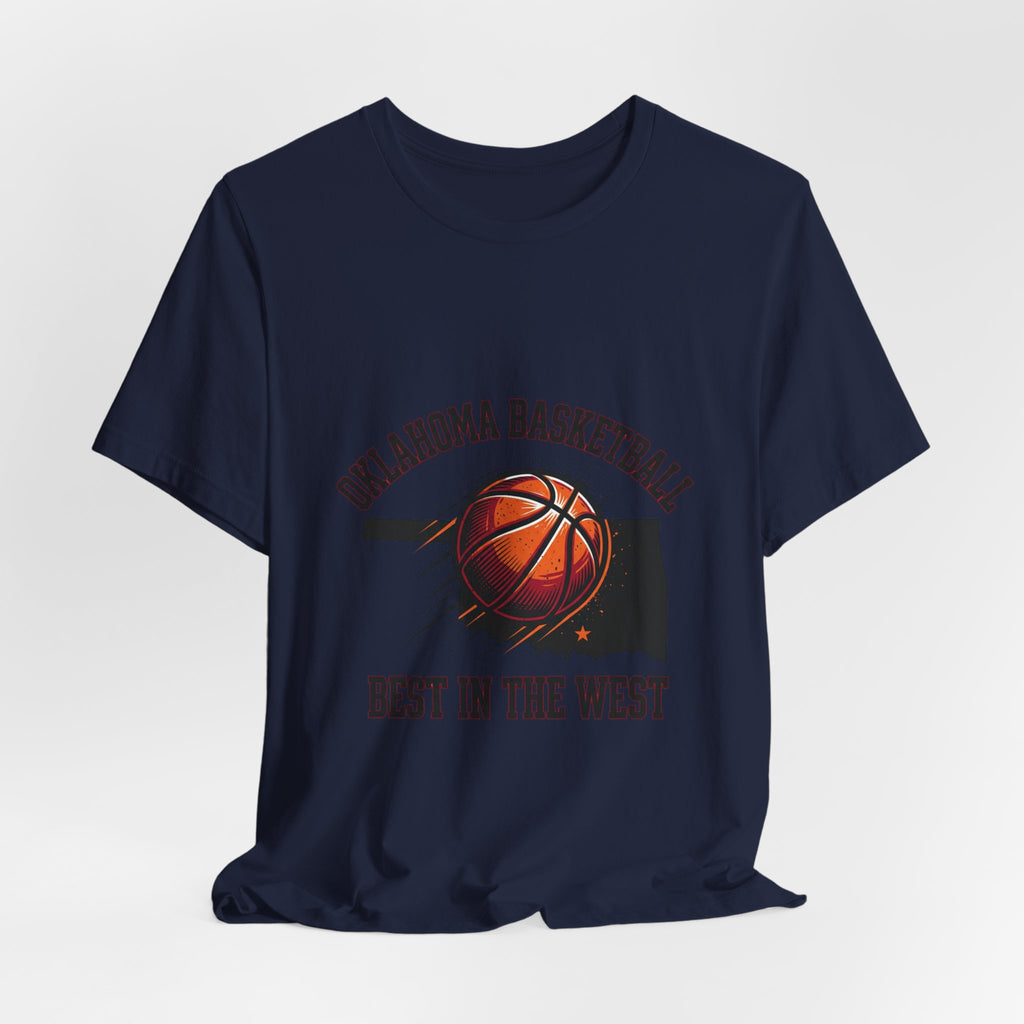 Oklahoma Basketball Best in the West Tee | OKC pride, vintage varsity hoops