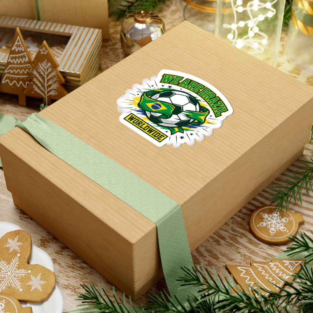 We Are Brazil Soccer Sticker | Country Pride, Retro Championship Season