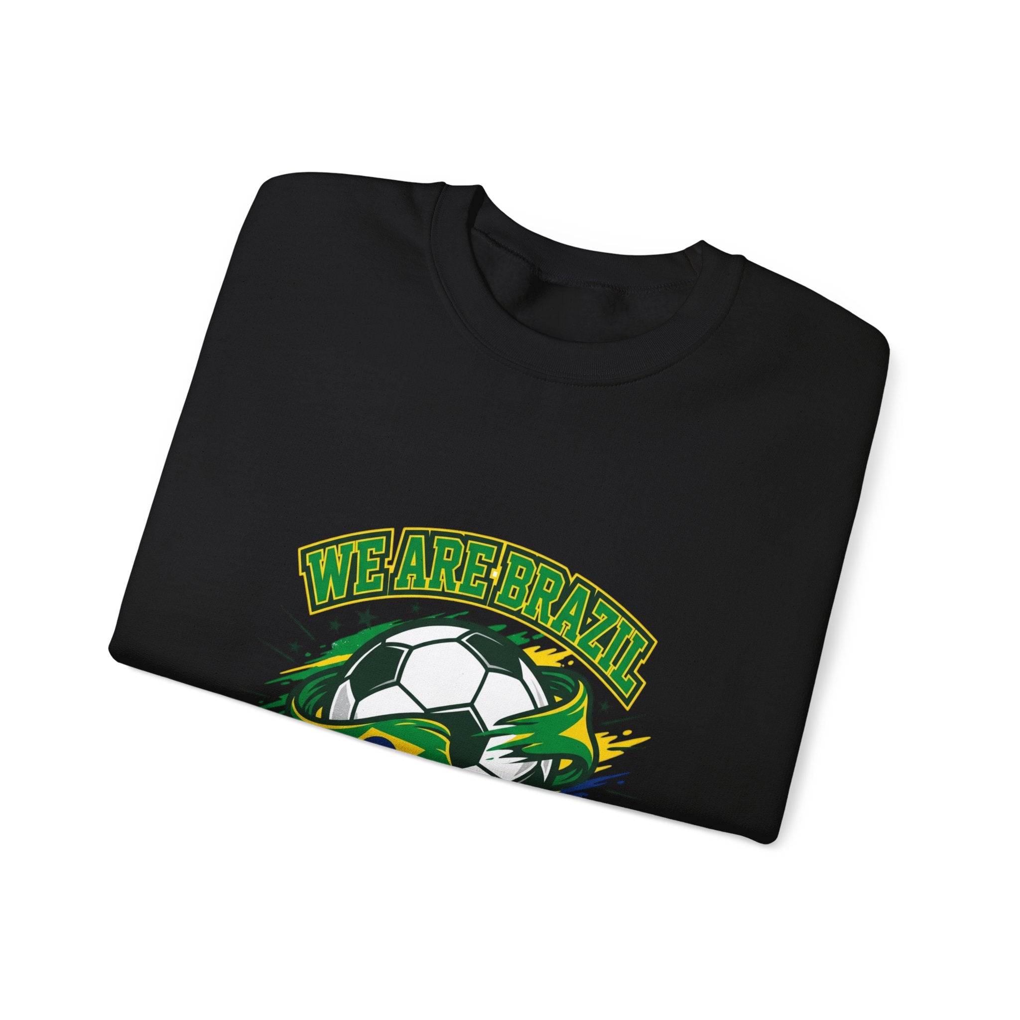 We Are Brazil Soccer Crewneck, Country Pride, Retro Soccer Championship Season