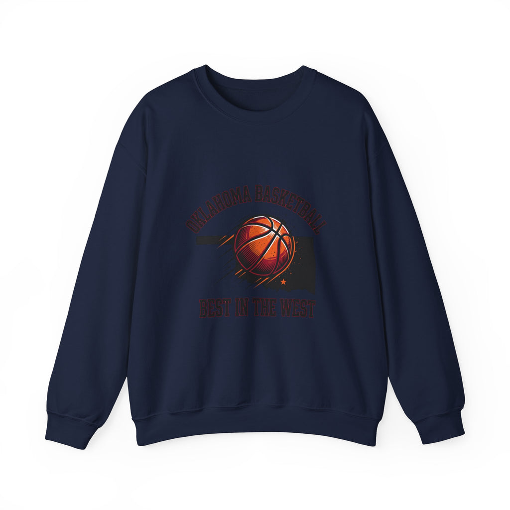 Oklahoma Basketball Best in the West Sweatshirt | OKC pride, vintage hoops