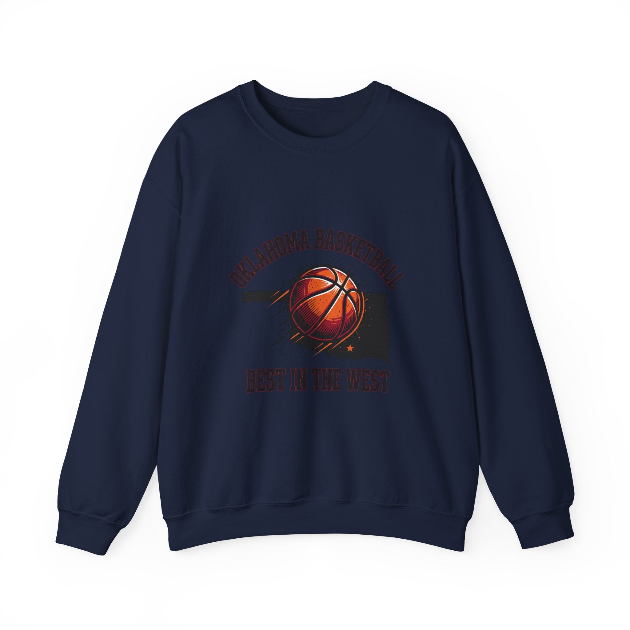 Oklahoma Basketball Best in the West Sweatshirt | OKC pride, vintage hoops