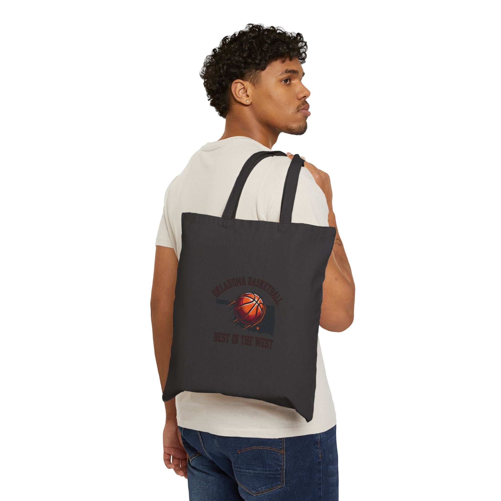 Oklahoma Basketball "Best in the West" Tote | OKC pride, vintage varsity hoops