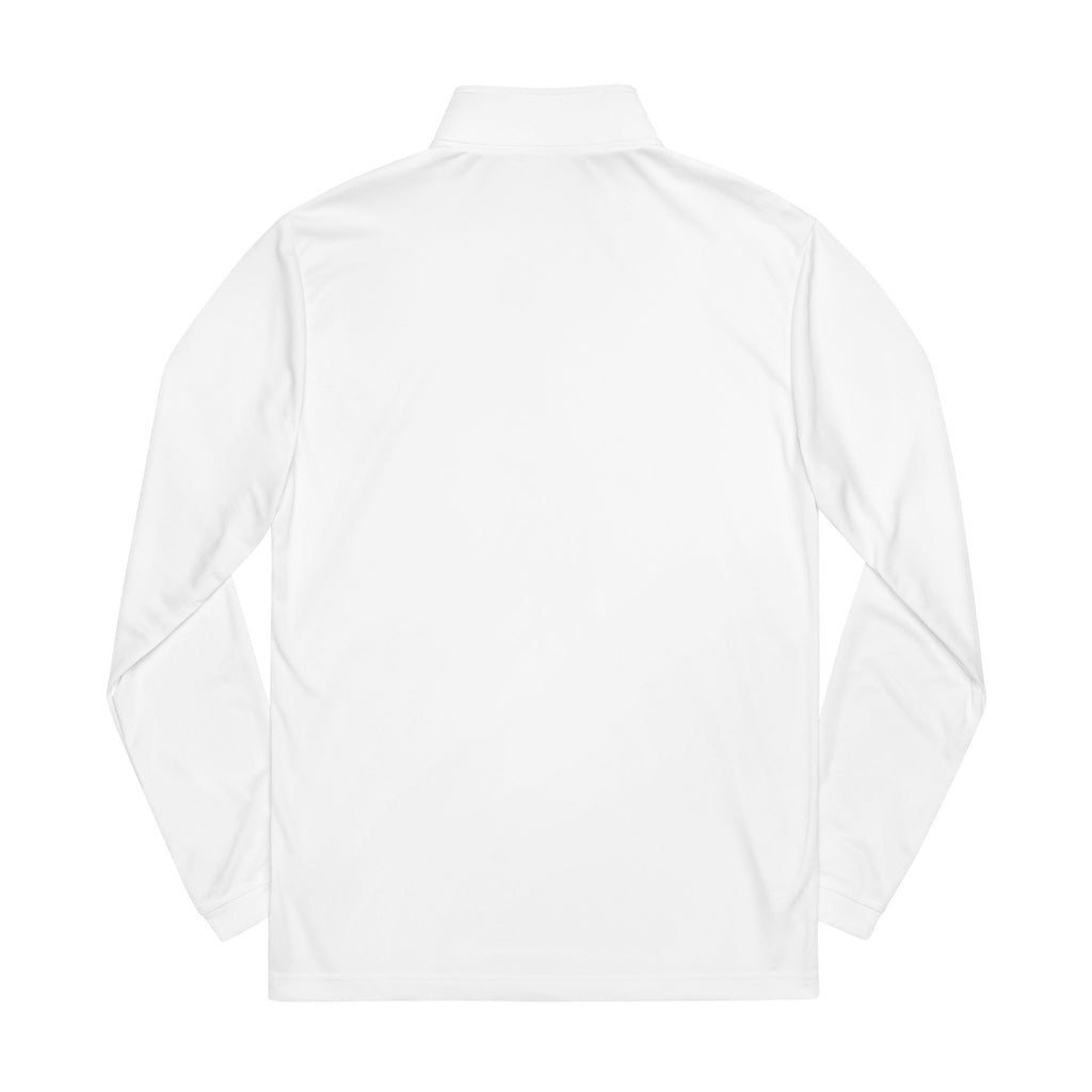 Embroidered Quarter-Zip Pullover — Athletic Lightweight Golf Top