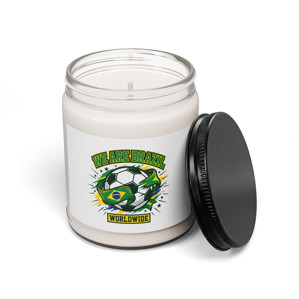 We Are Brazil Soccer Candle, country pride | retro soccer supporters