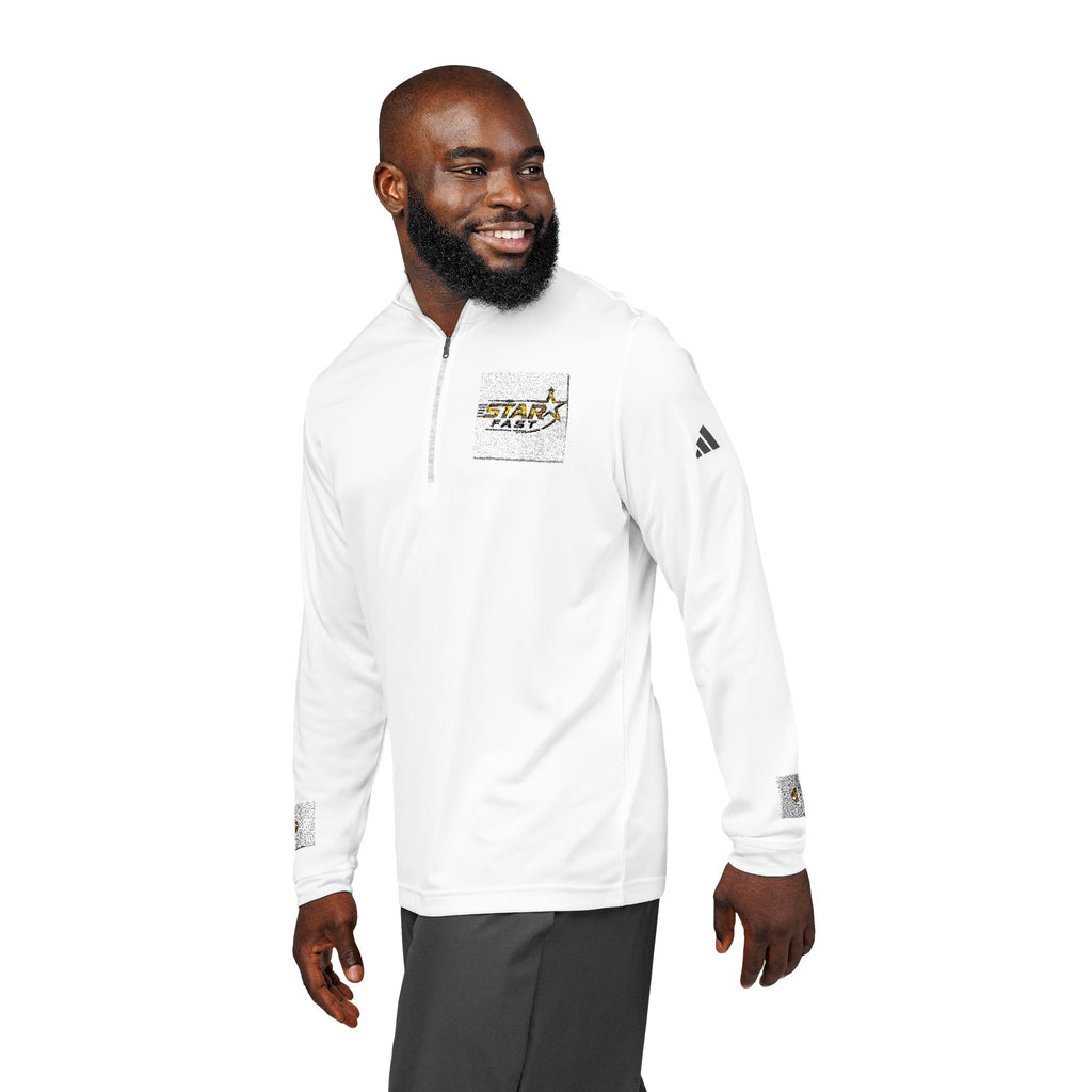 Embroidered Quarter-Zip Pullover — Athletic Lightweight Golf Top